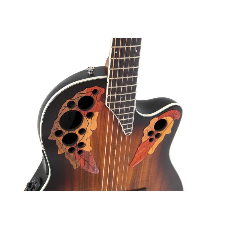 Ovation CE48P Celebrity Elite Plus Super Shallow, Koa Burst - Image 2