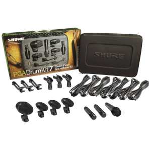 Shure PGA Drum Kit 7 - 7 Piece Drum Kit Microphone Pack (PGADRUMKIT7)