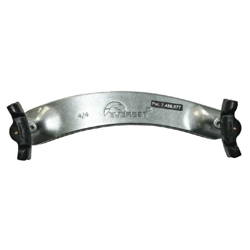 Everest Violin Shoulder Rest – 4/4 & 3/4 In Titanium Silver (VA115-4/4)