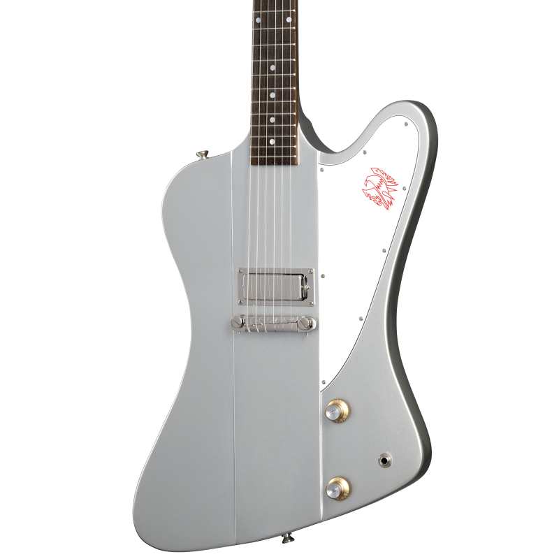 Epiphone Inspired By Gibson Custom 1963 Firebird I in Silver Mist with Hardcase