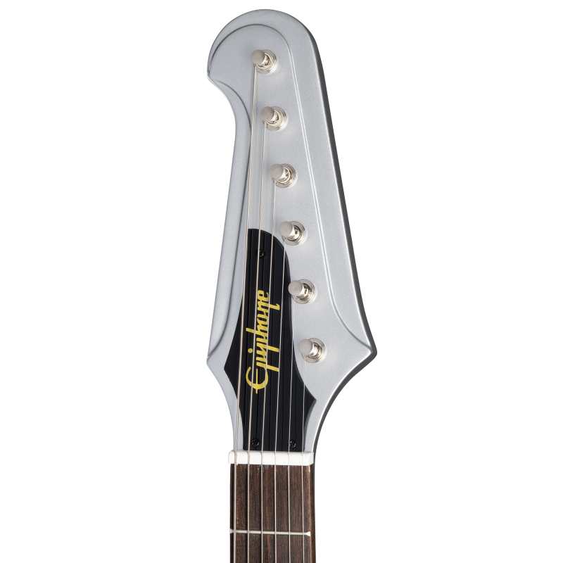 Epiphone Inspired By Gibson Custom 1963 Firebird I in Silver Mist with Hardcase - Image 4