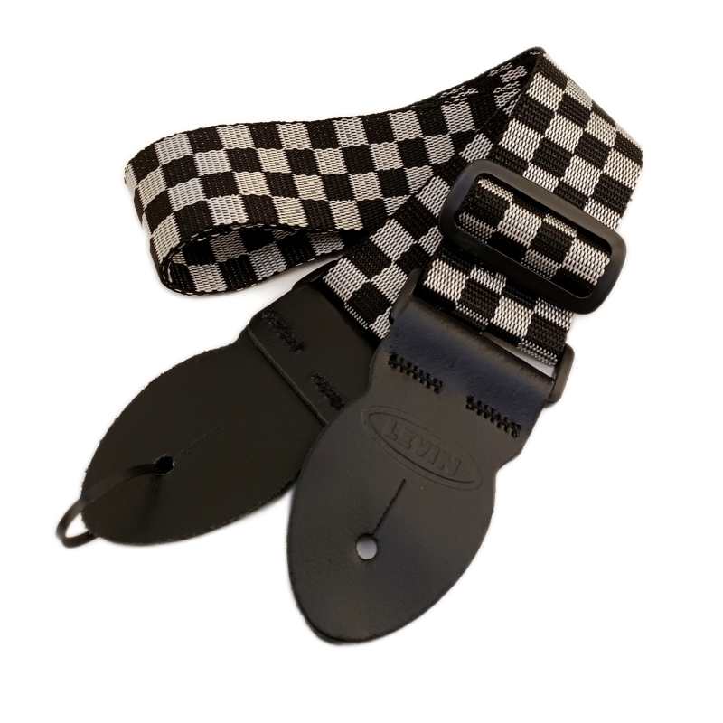 Levin 2" Webbing Guitar Strap in Chequered (LS-G-W-200-CHEQUERED)