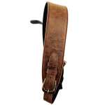 Levin 2.5" Flexi Soft Leather adjust buckle Guitar Strap (LS-G-FSL-A-250-BROWN)