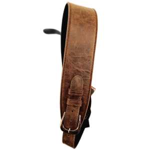 Levin 2.5" Flexi Soft Leather adjust buckle Guitar Strap (LS-G-FSL-A-250-BROWN)