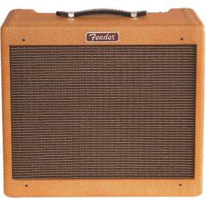 Fender Blues Junior Guitar Combo Amp (15W Valve, 1x12") Lacquered Tweed