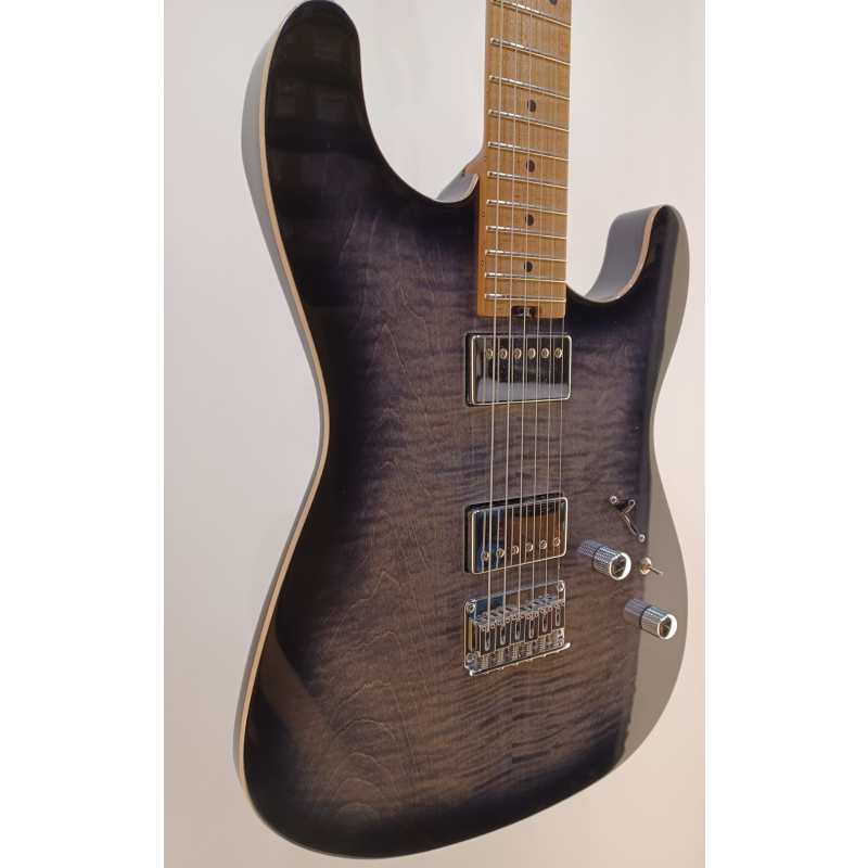 Cream T Custom Shop Polaris HH, Black Hole Burst (With Pickup Swapping) - Image 11