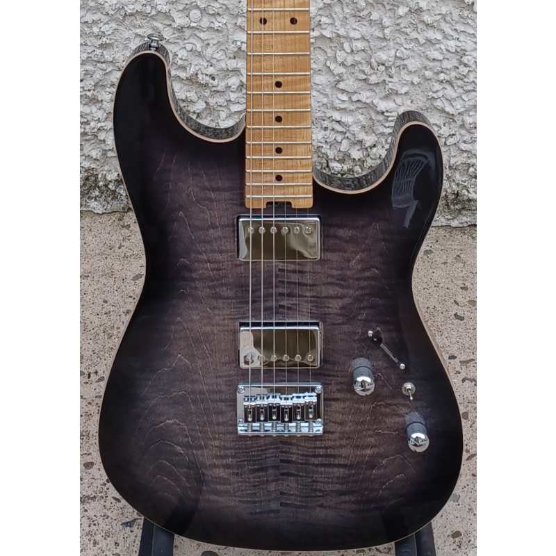 Cream T Custom Shop Polaris HH, Black Hole Burst (With Pickup Swapping) - Image 2