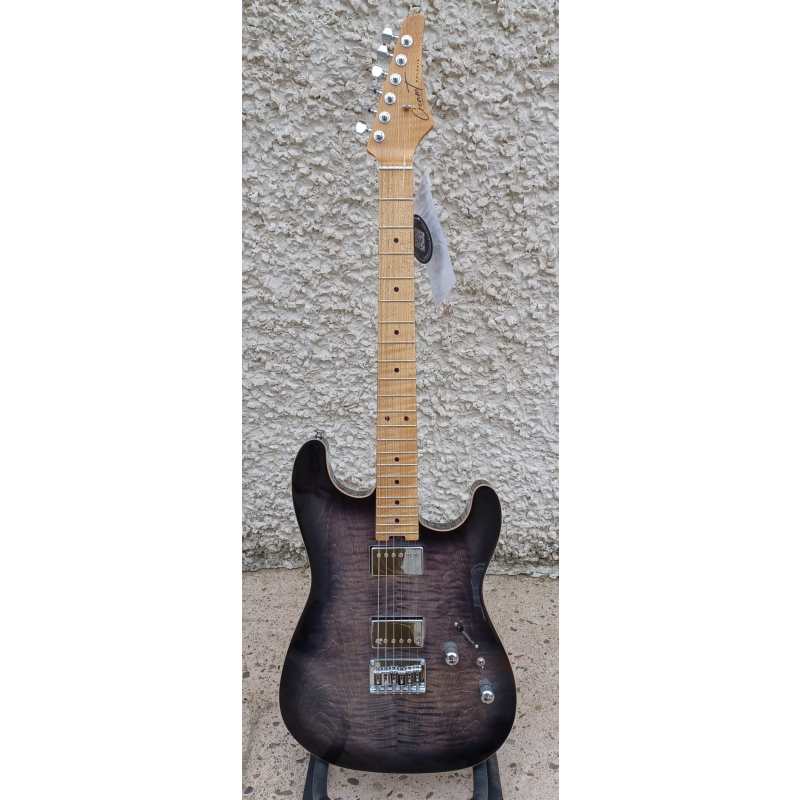 Cream T Custom Shop Polaris HH, Black Hole Burst (With Pickup Swapping) - Image 3