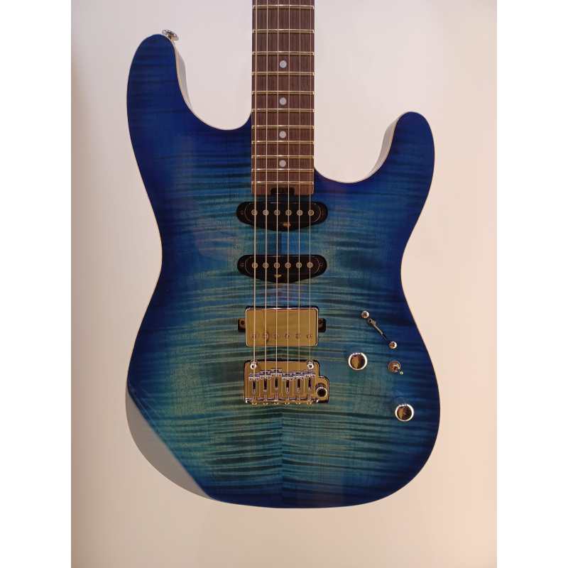 Cream T Custom Shop Polaris HSS, Sirius Blue (Fixed Pickup) - Image 18