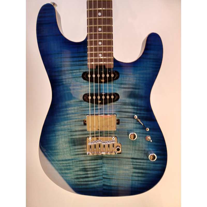 Cream T Custom Shop Polaris HSS, Sirius Blue (Fixed Pickup) - Image 2