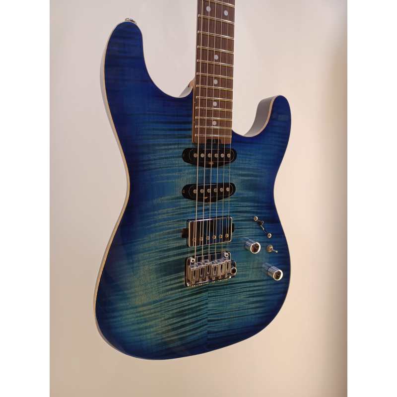 Cream T Custom Shop Polaris HSS, Sirius Blue (Fixed Pickup) - Image 3