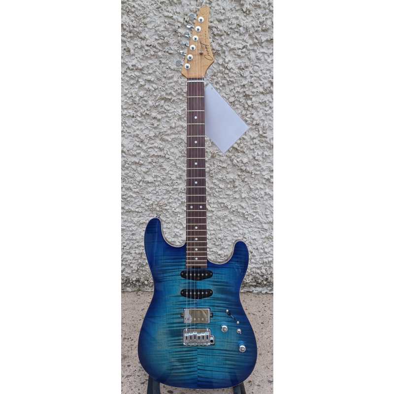 Cream T Custom Shop Polaris HSS, Sirius Blue (Fixed Pickup) - Image 5