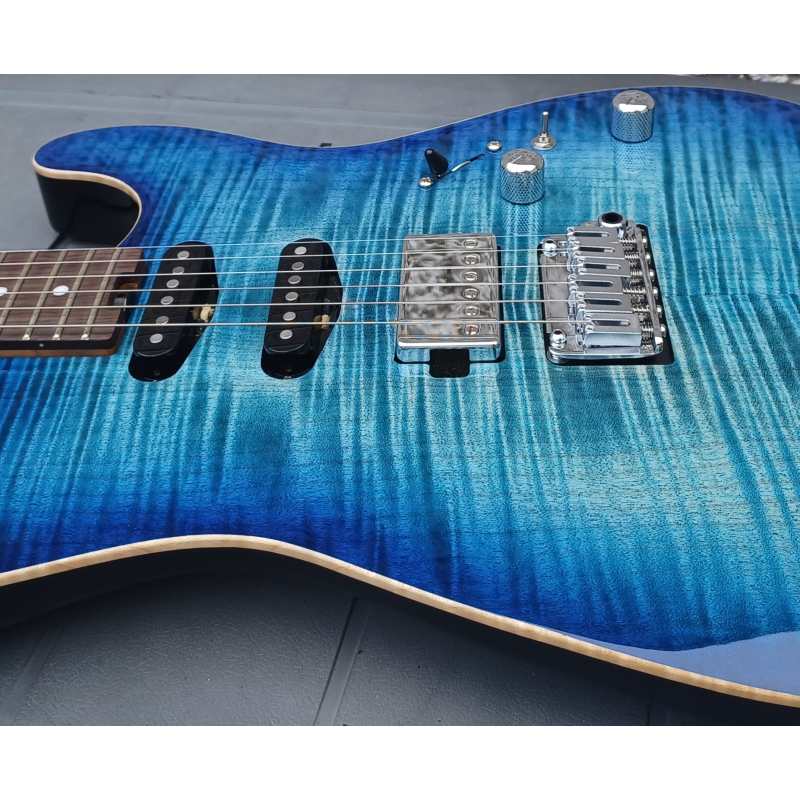 Cream T Custom Shop Polaris HSS, Sirius Blue (Fixed Pickup) - Image 12