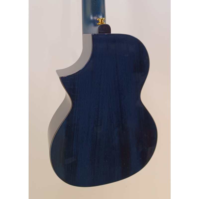 Enya EUC-M6 Concert Acoustic Ukulele, Blue - Image 2