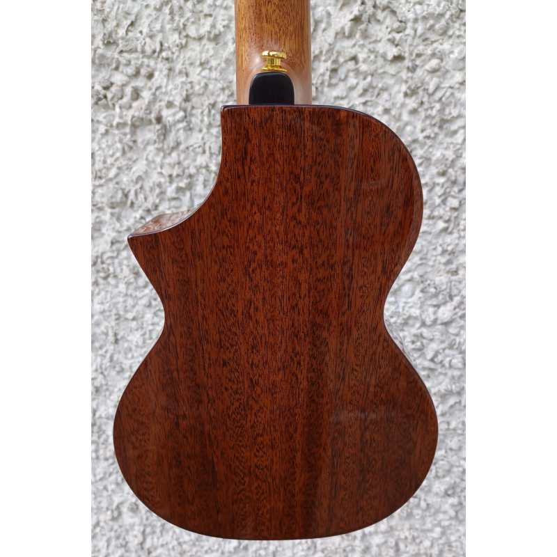 Enya EUC-M6 Concert Acoustic Ukulele, Brown Natural Gloss - Image 11