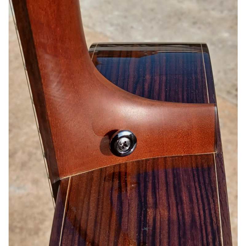 Maestro Double Top Victoria OOO Electro Acoustic Guitar (Double Top soundboard, solid Indian Rosewood B&S) with LR Baggs Anthem & Premium Polycarbonate Hardcase (VI-IR-SB-D) - Image 4
