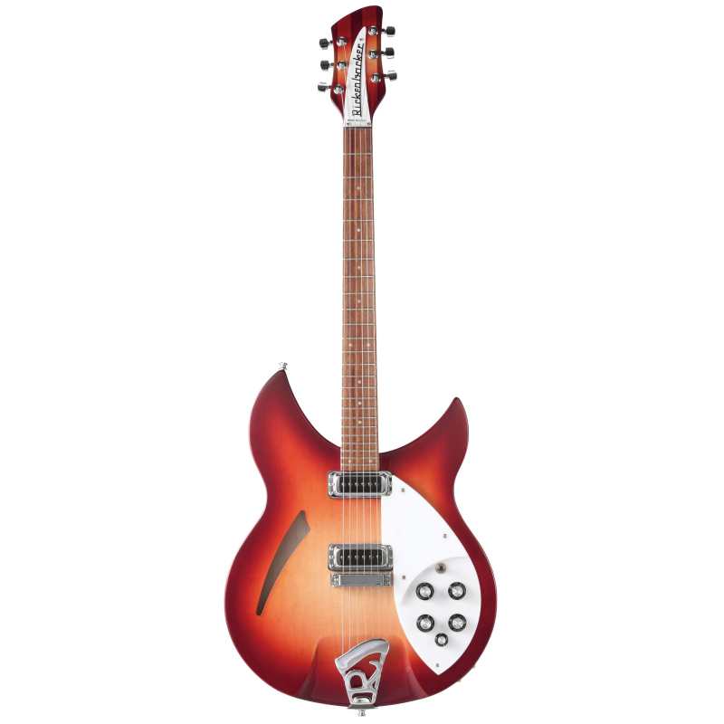 Rickenbacker 330 6-string Semi-hollow Electric Guitar in Fireglo with Hardcase (50330FG) - Image 2