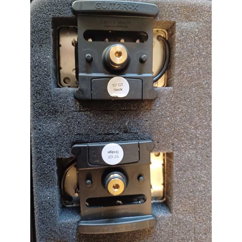 Cream T Pickups 57GT PAF Style Reissue Set, Raw Nickel, GX Set - Image 2