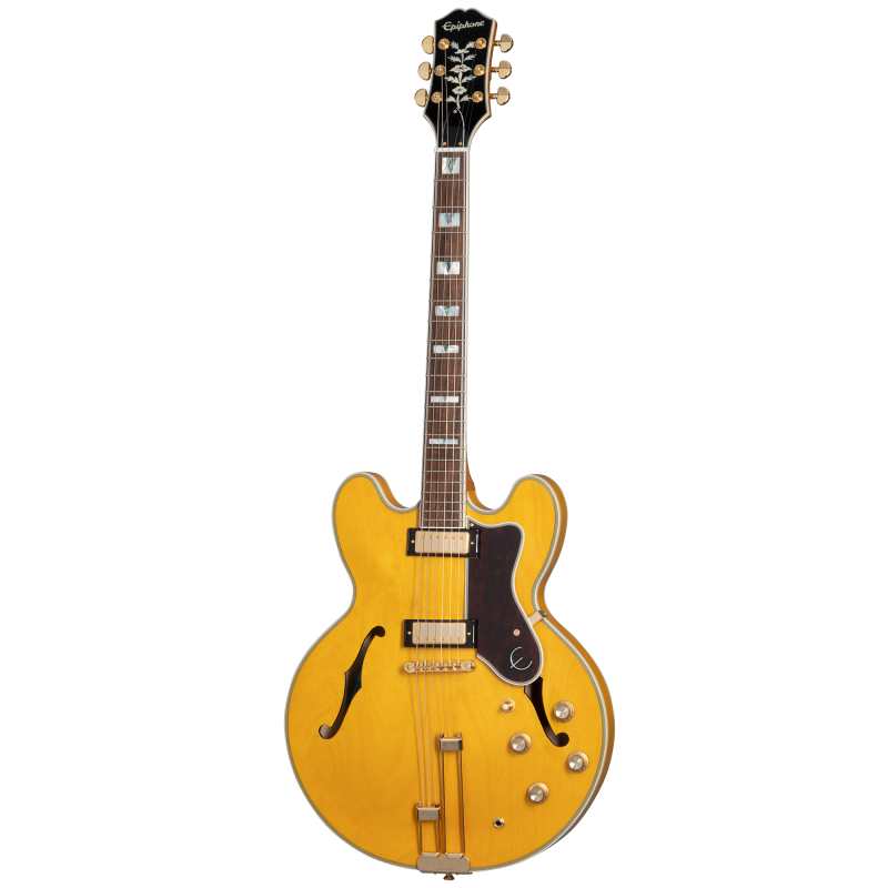 Epiphone Sheraton Semi-Hollow, Natural - Image 6