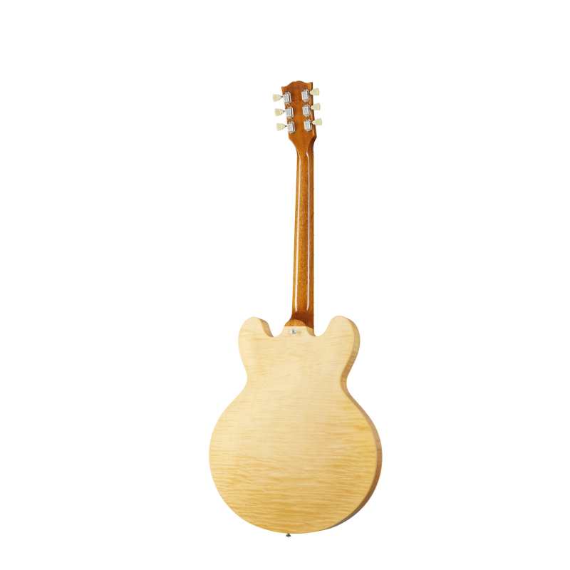 Gibson ES-335 Figured Top, 60s Block Inlay in Antique Natural with Hardcase (ES335 - ES35F00ANNH1) - Image 4