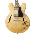 Gibson ES-335 Figured Top, 60s Block Inlay in Antique Natural with Hardcase (ES335 - ES35F00ANNH1)