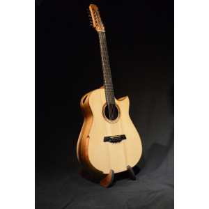 Maestro Original Rosetta 12 string Electro Acoustic Guitar With Hardcase (RO-KO-CSB-AT-12)