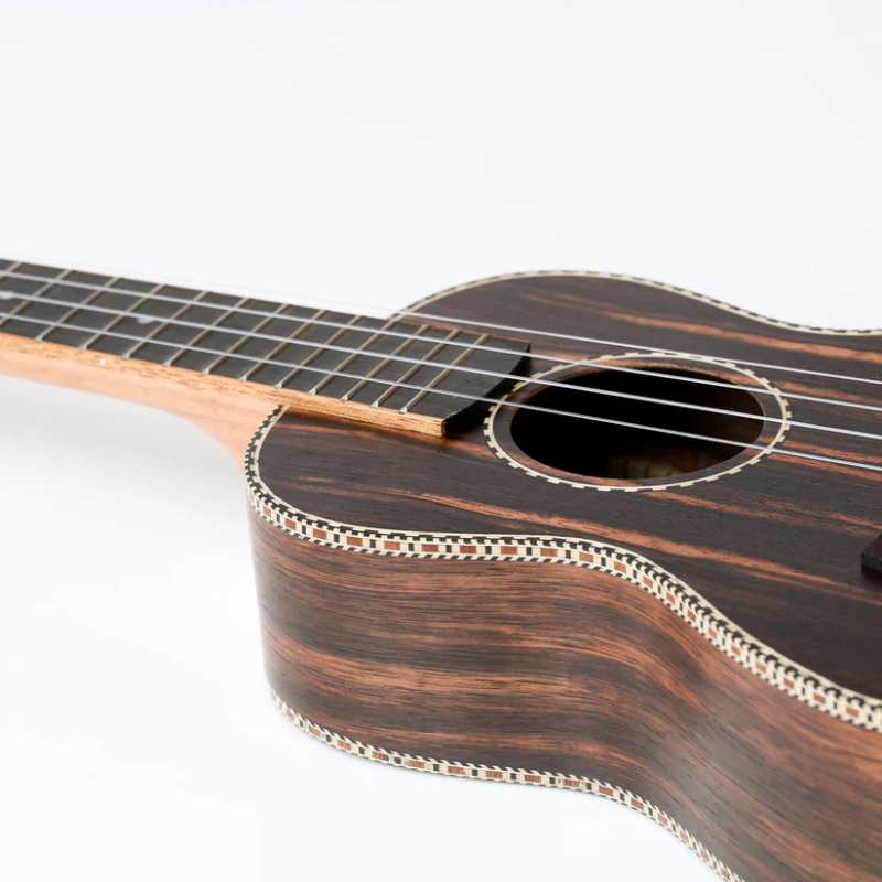 Snail UKC-E498 Ebony Concert Ukulele (UKCE498) - Image 2