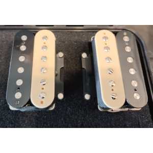 Cream T Pickups Hot Sauce Humbucker Zebra Bobbins Alnico 5 Magnets, GX Set