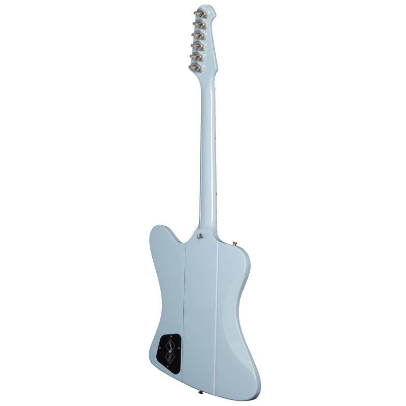 Epiphone Inspired By Gibson Custom 1963 Firebird V with Vibrola, Frost Blue - Image 6