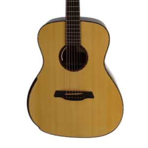Maestro Double Top Victoria OOO Electro Acoustic Guitar (Double Top soundboard, solid Indian Rosewood B&S) with LR Baggs Anthem & Premium Polycarbonate Hardcase (VI-IR-SB-D)