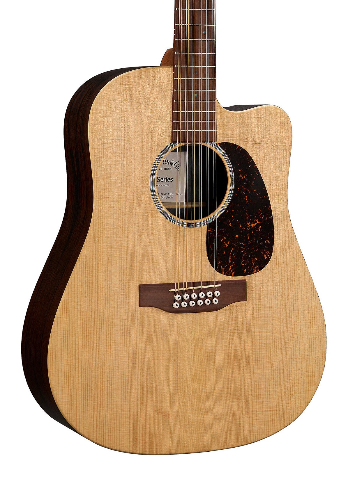 Martin DC X2E Brazilian 12 String Electro Acoustic Guitar