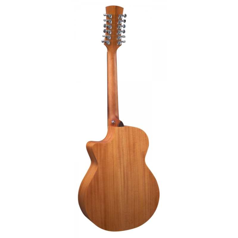 Faith FKV12 Naked Venus 12-String Cutaway Electro Acoustic Guitar - Image 4