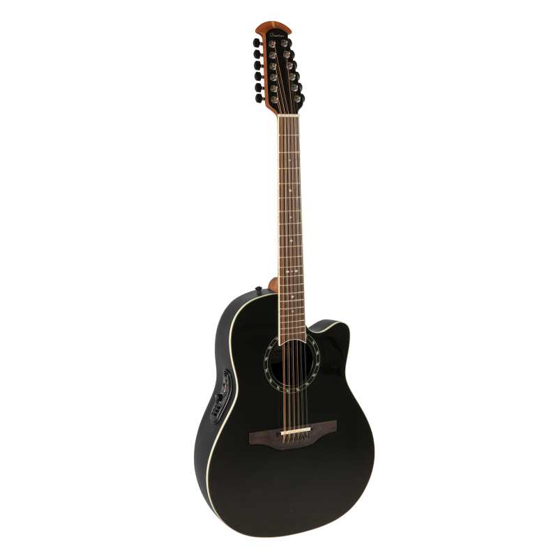 Ovation Electro-Acoustic Guitar Standard Balladeer Deep Contour Cutaway 12-String (2751AX) - Image 5