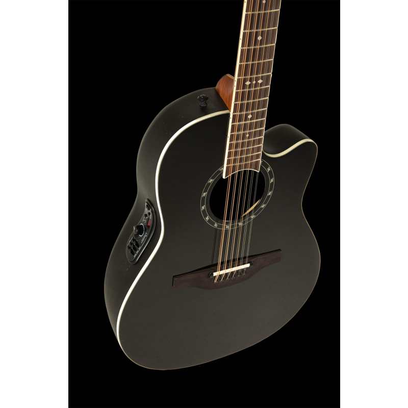 Ovation Electro-Acoustic Guitar Standard Balladeer Deep Contour Cutaway 12-String (2751AX) - Image 2