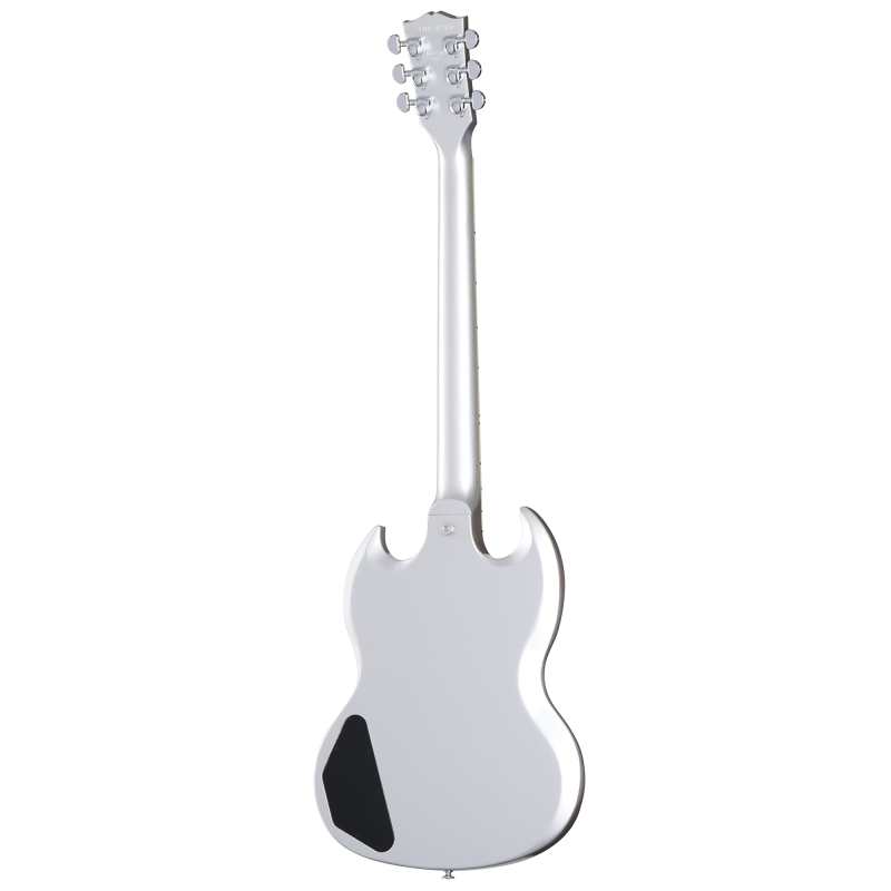 Gibson SG Standard in Custom Colour Series Silver Mist with Soft Shell Case - Small Marks (SGS00S1CH1) - Image 5