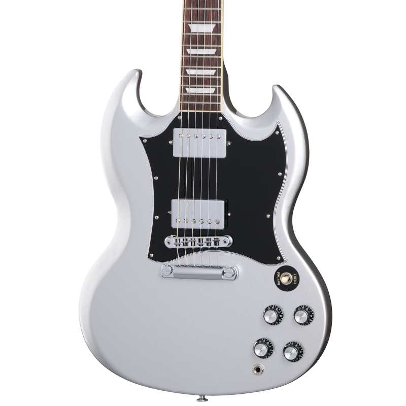 Gibson SG Standard in Custom Colour Series Silver Mist with Soft Shell Case - Small Marks (SGS00S1CH1)