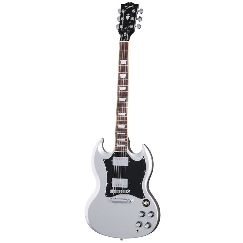 Gibson SG Standard in Custom Colour Series Silver Mist with Soft Shell Case - Small Marks (SGS00S1CH1) - Image 2