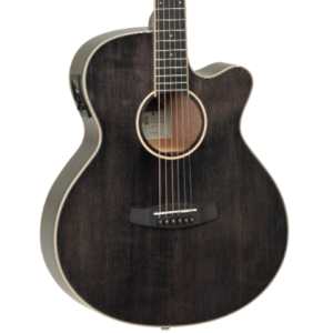 Tanglewood TW4 CE BS Black Shadow Electro Acoustic Guitar