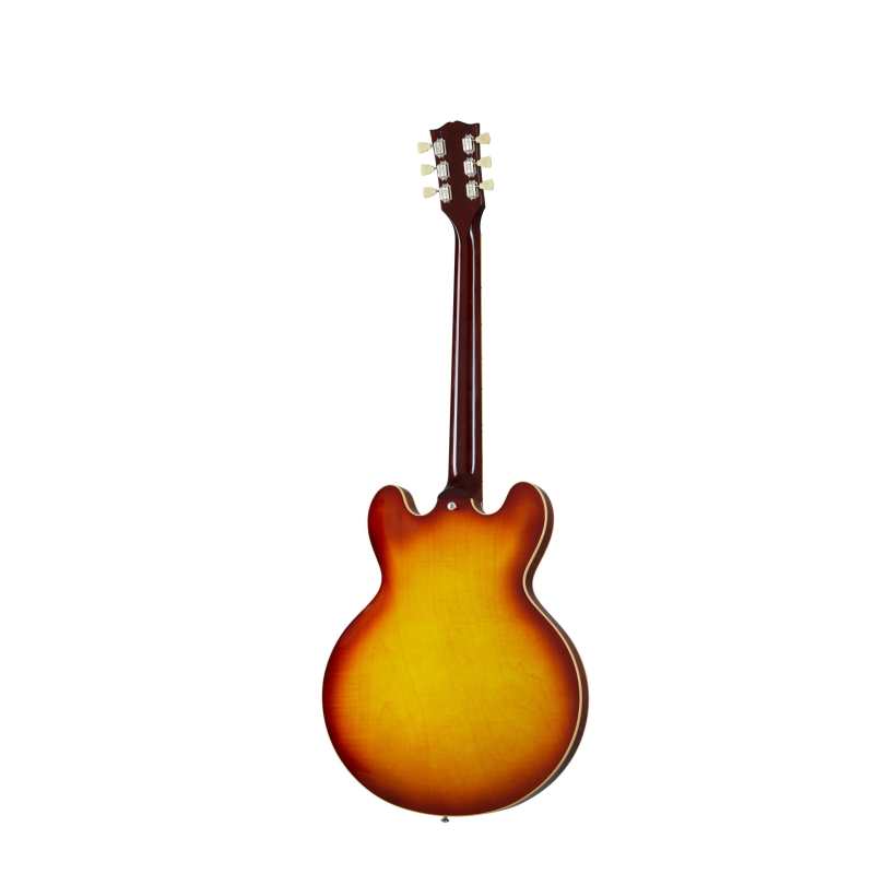 Gibson ES335 Semi-hollow 60s Figured Block Inlay in Iced Tea with Hardcase (ES35F00ITNH1) - Image 7
