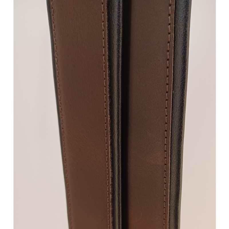 Levin Accordion Straps, Handmade Italian Leather, Brown - Image 8
