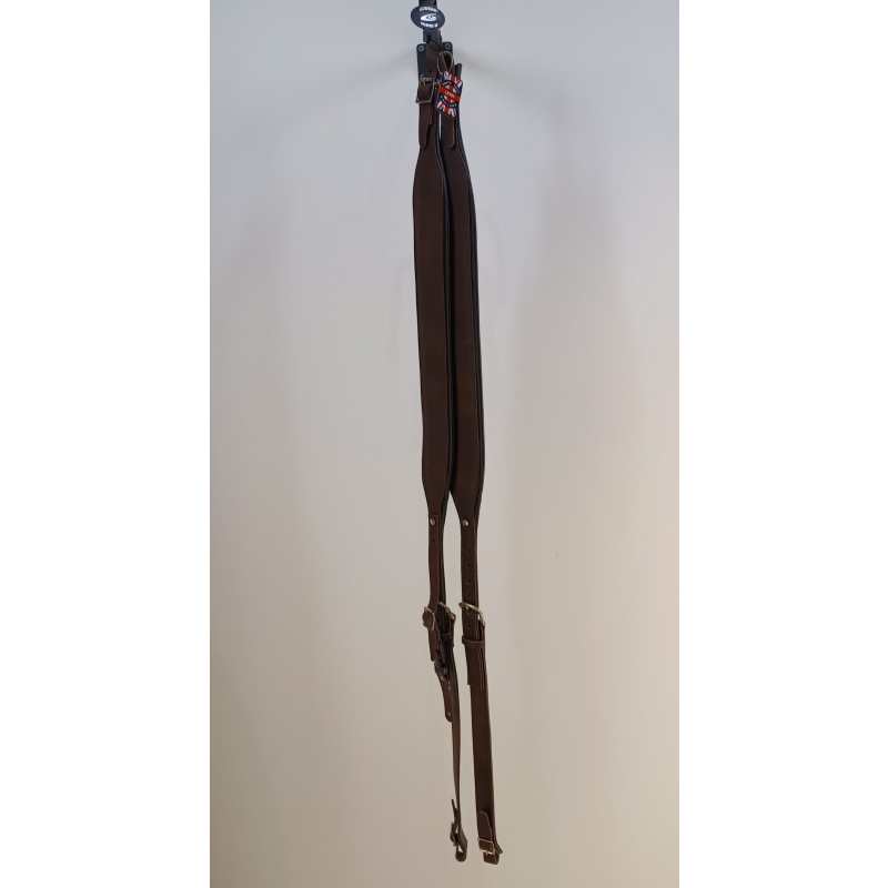 Levin Accordion Straps, Handmade Italian Leather, Brown - Image 10