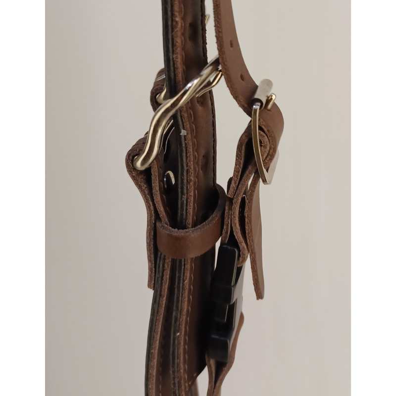 Levin Accordion Straps, Handmade Italian Leather, Brown - Image 12