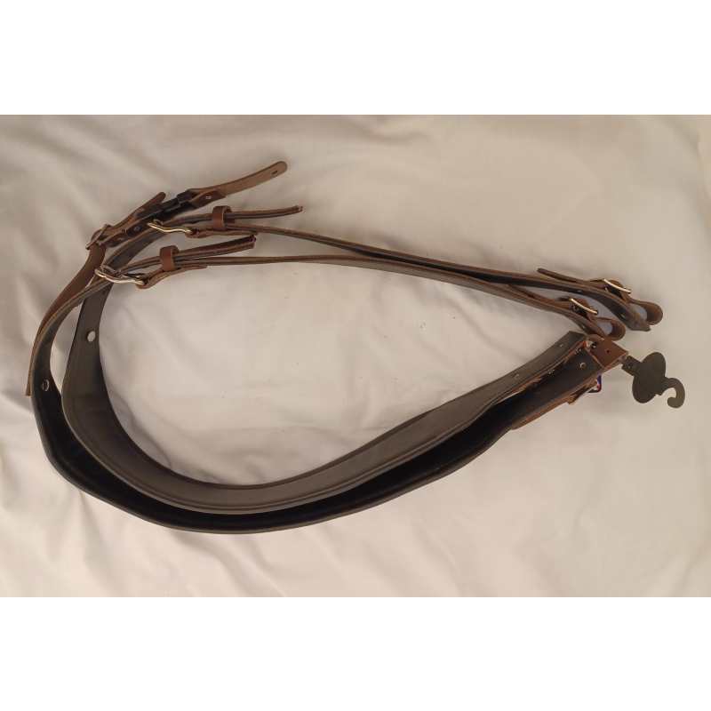 Levin Accordion Straps, Handmade Italian Leather, Brown - Image 5