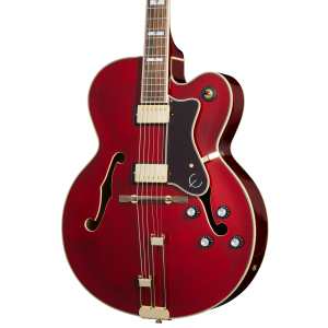 Epiphone Broadway Electro Hollowbody Archtop in Wine Red with Gigbag
