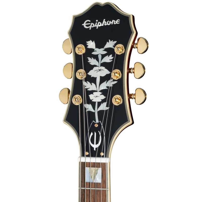 Epiphone Broadway Electro Hollowbody Archtop in Wine Red with Gigbag - Image 6