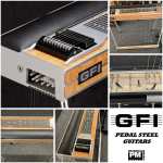 Maple Mica GFI S10PU Ultra Model (with pad) Single Neck 10-string Pedal Steel Guitar  with 3 Pedals, 4 Knee Levers, and Hardcase - Made in USA