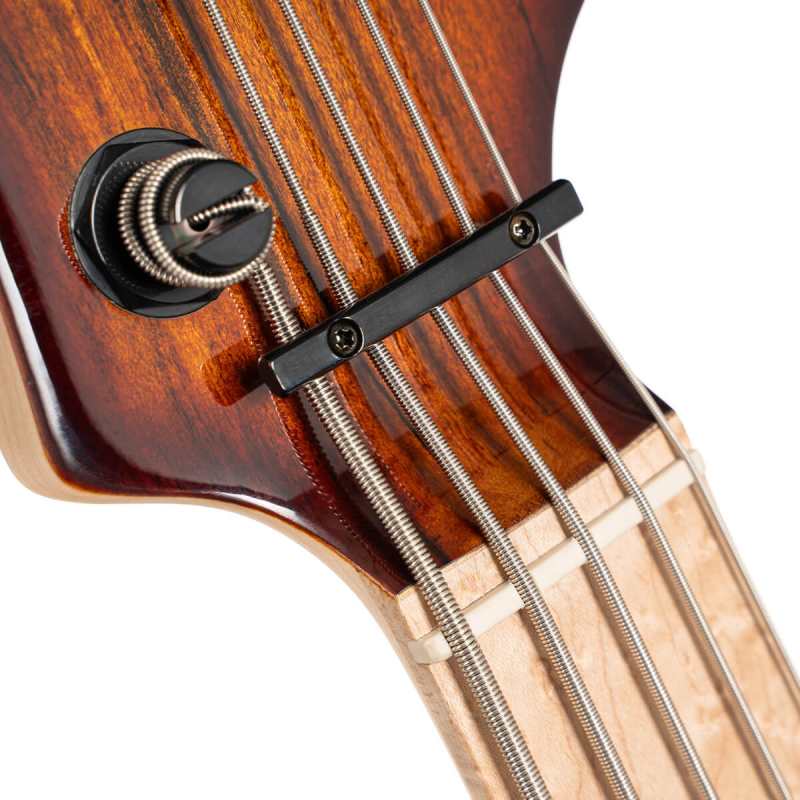 Cort GB Fusion 5 4-String Bass, Antique Brown Burst - Image 6