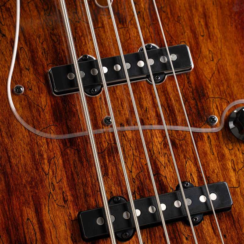 Cort GB Fusion 5 4-String Bass, Antique Brown Burst - Image 10