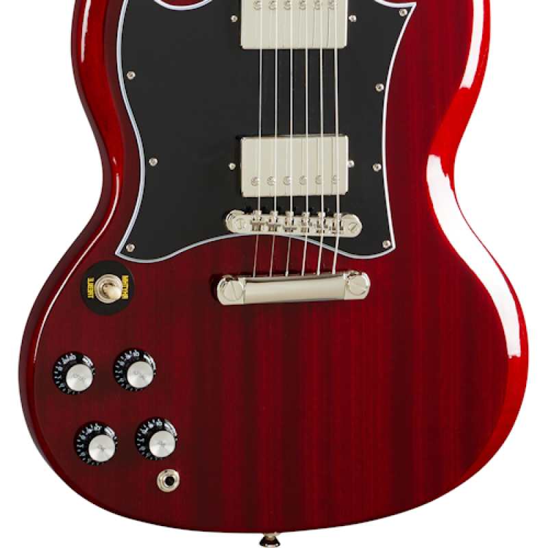 Lefthanded Epiphone Inspired by Gibson SG Standard in Cherry (EISSBLCHNH1) - Image 3