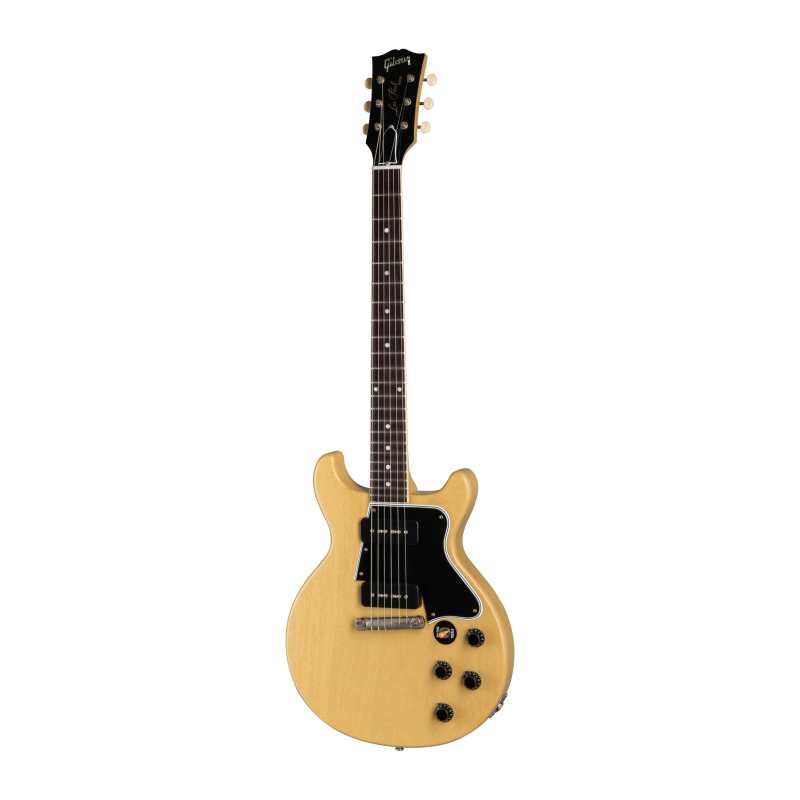 Gibson Custom Shop 1960 Les Paul Special Double Cut Reissue in TV Yellow with Custom Shop Hardcase (LPSPDC60VOTVNH1) - Image 2